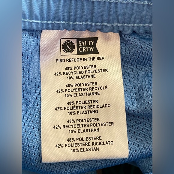 Salty Crew Shorts Pockets Adjustable Waist - Picture 8 of 10